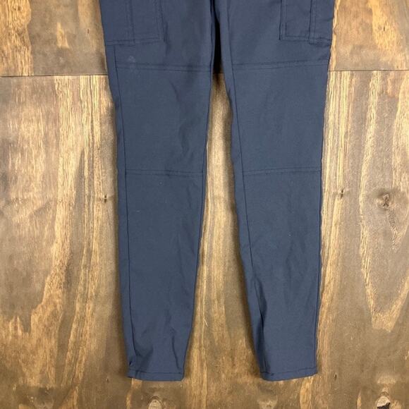 PrAna Womens Pants Gray Mid Rise Cargo Skinny Hiking Wicking Stretch 4 - Picture 3 of 11